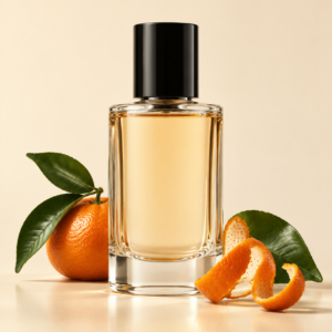 Premium-Duftflakon mit Mandarine